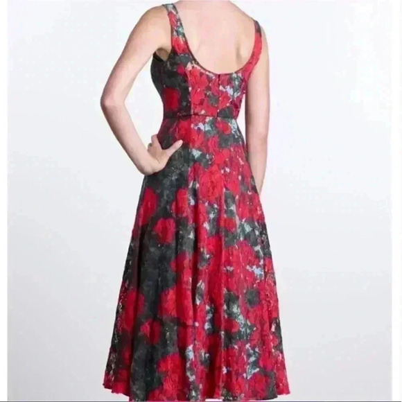 New Anthropologie Dress  Floral Midi - Picture 4 of 8
